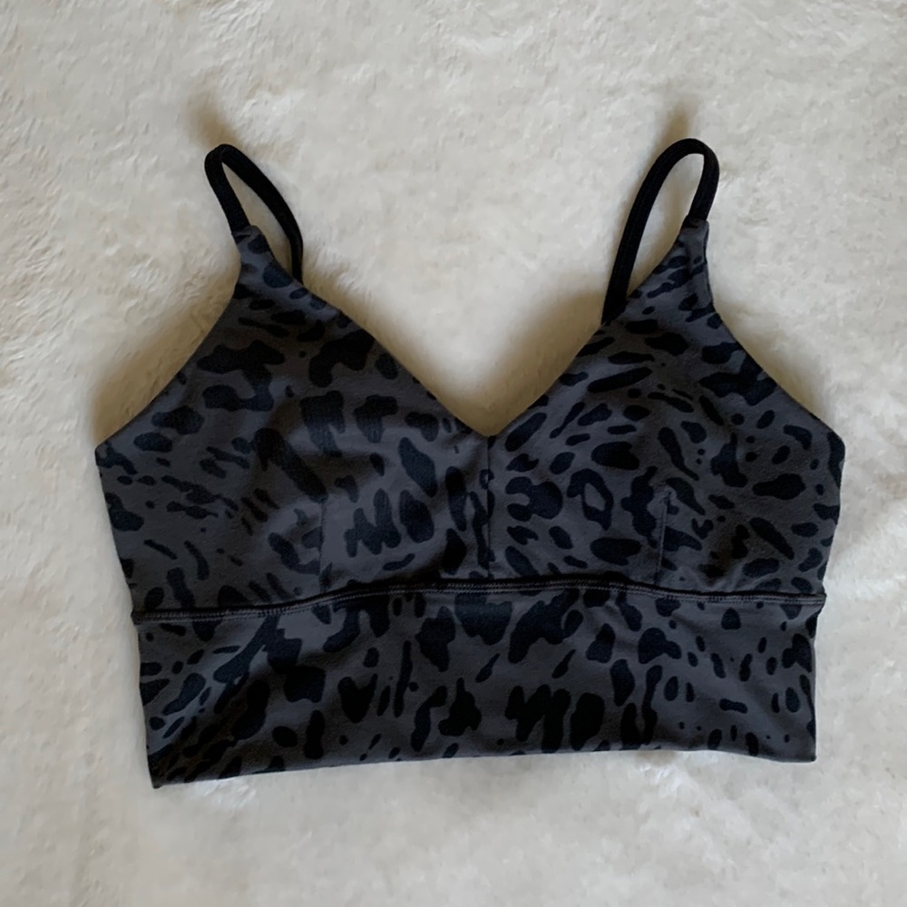 Lululemon leopard sports bra